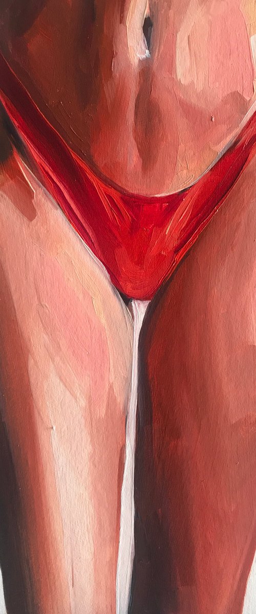 Only swimming trunks by Sasha Robinson