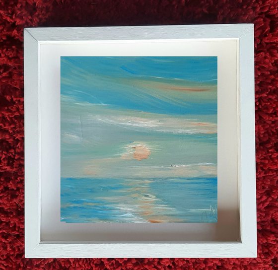 Sunrise Shimmer - semi abstract seascape