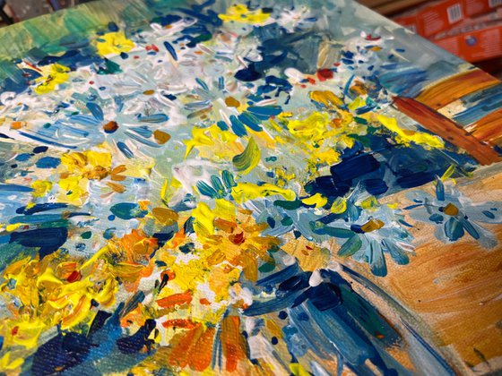 flowers impression painting 2023
