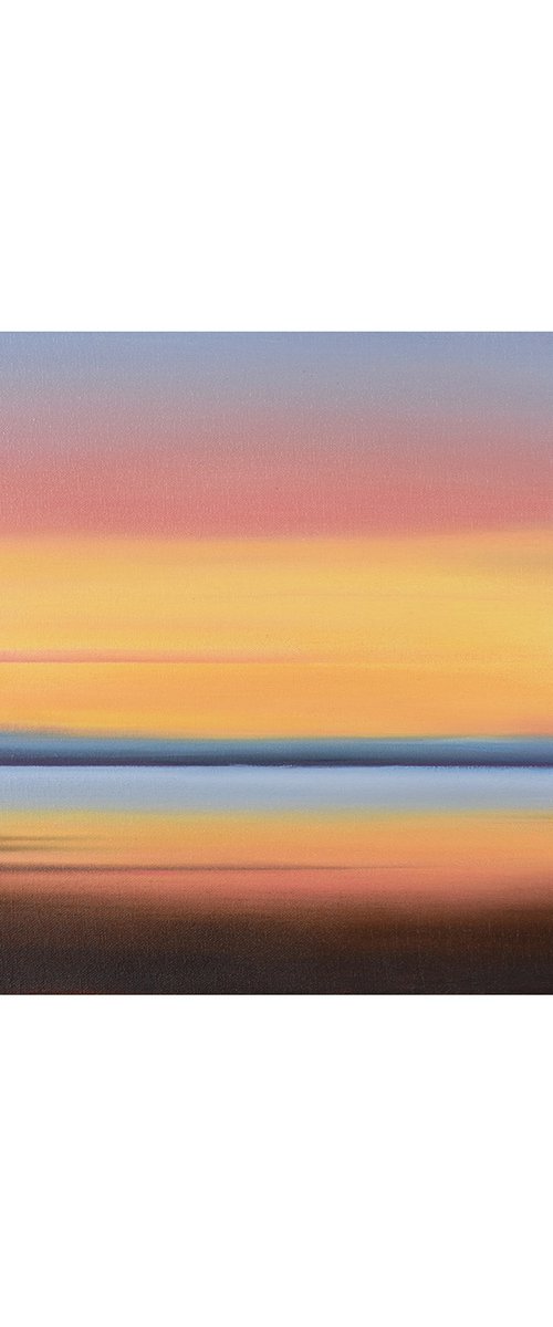 Twilight Magic - Colorful Abstract Landscape by Suzanne Vaughan