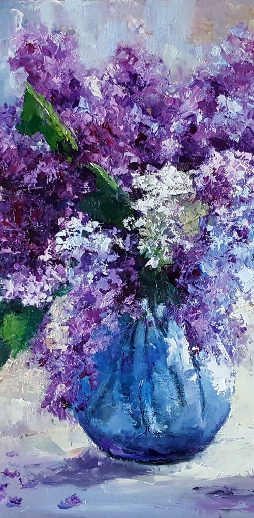 Lilac blossoms by Olga Egorov