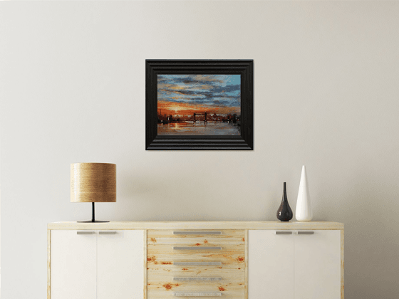 "Sunset along The Thames"