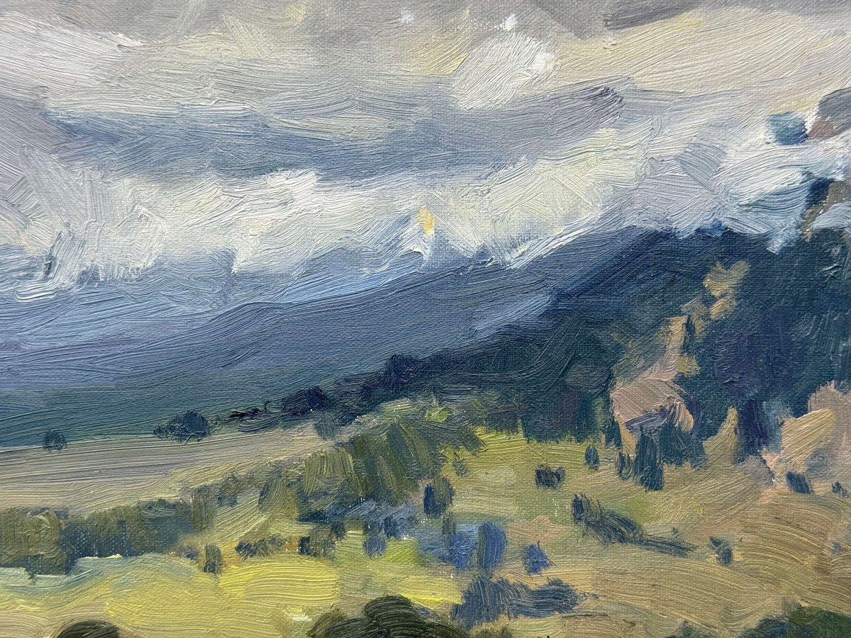 Rainy Morning On Springhill Road By Nataliia Nosyk, 15 X 12, Artwork For Sale On Artfinder