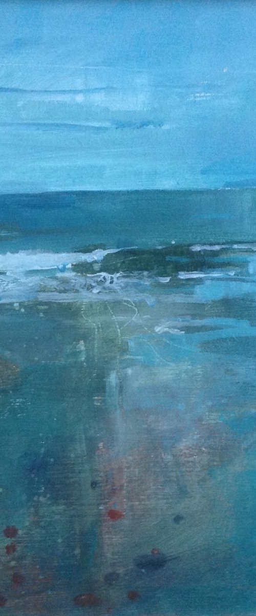 Late summer seascape, Eastbourne. by Julian Sutherland-Beatson