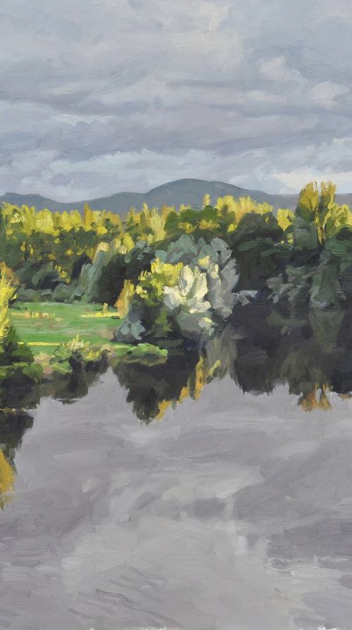 August 23, Loire, evening light by ANNE BAUDEQUIN