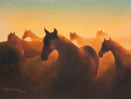 Horses 2 by Sudipta Karmakar