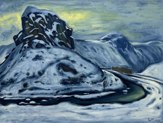 “Winter in the mountains”