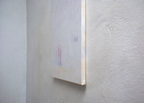 Layered Memories - White Abstract