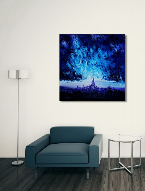 Crystallized (80x80cm) XL oil (32 x 32 inches)