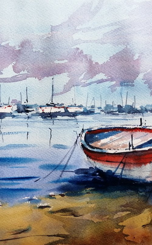stranded boat 23 by Giorgio Gosti
