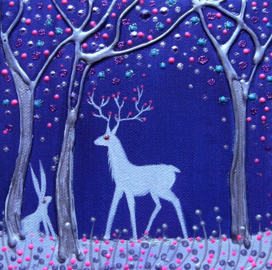 Stag and hare