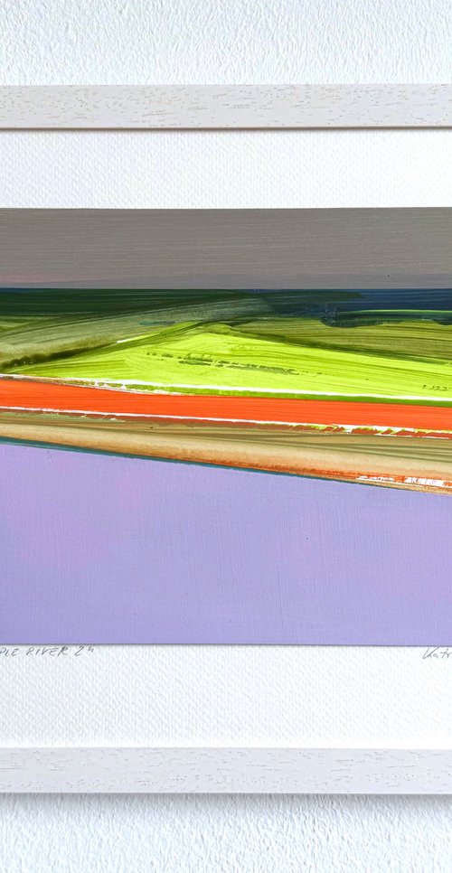 At the purple River 2 by Katrin Roth