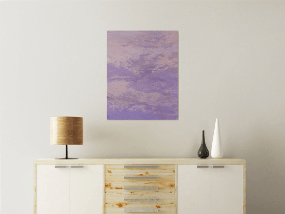 Lavender Swirl - Colorful Modern Abstract