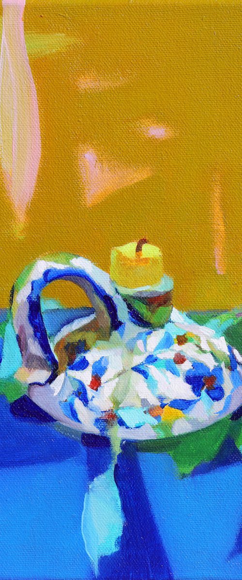 Candle & Blue by Melinda Matyas