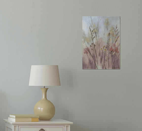 Wildflowers (2019) Watercolor 42 * 30cm