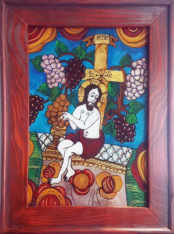 Jesus with Vines