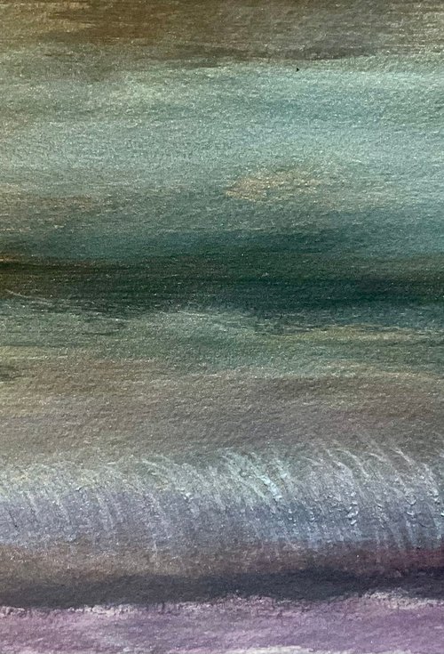 Jurassic coast at night by Samantha Adams