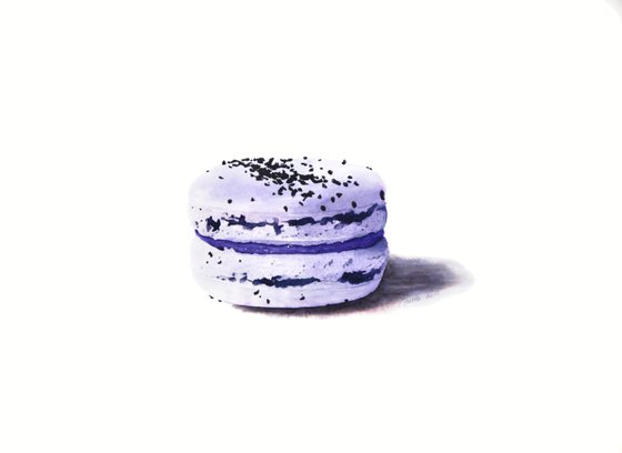 Macaron With Chocolate