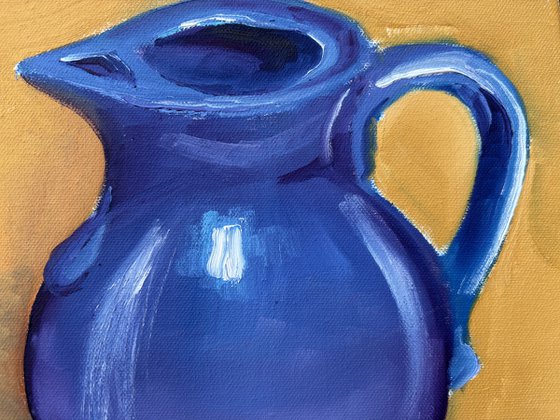Still life with the blue jug