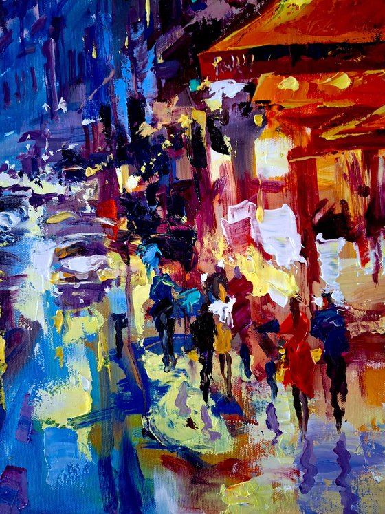 Evening of City Lights