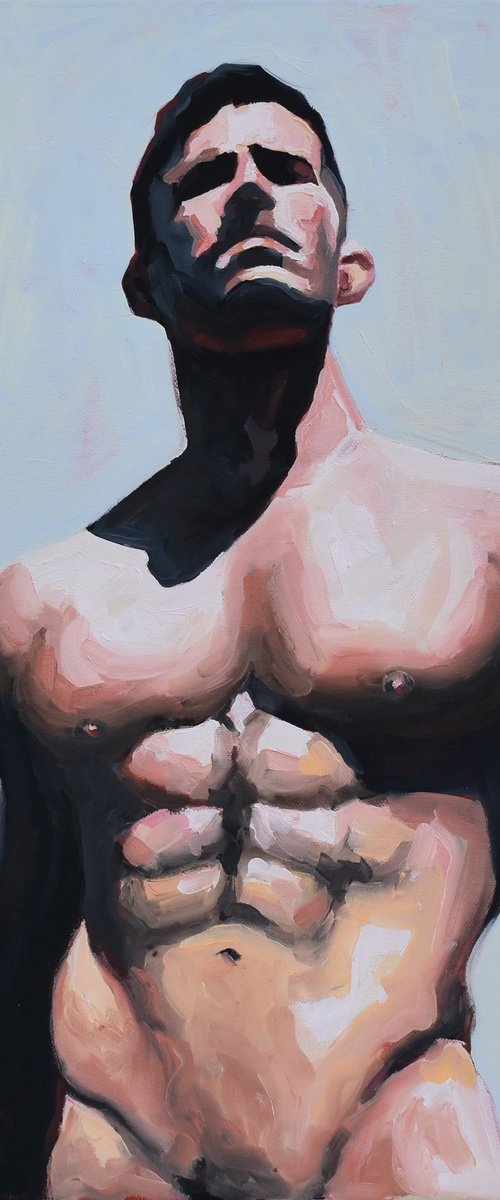 “Toward the Light” - Male figure by Goodvin Nerko
