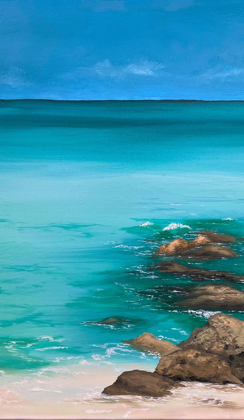 Dream Shore, 70 х 50 cm, oil on canvas by Marina Zotova