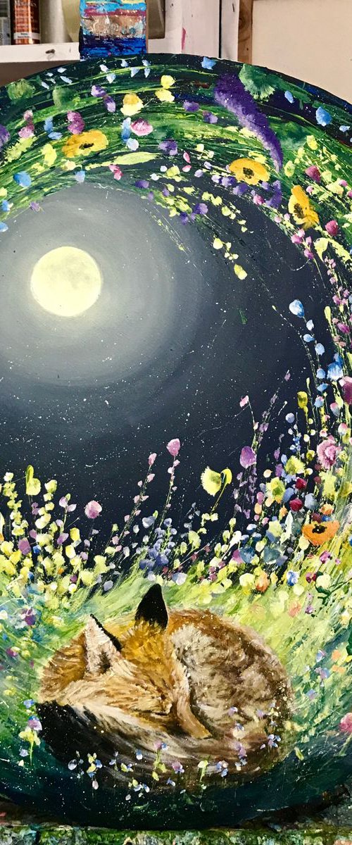 Sleeping under the stars - COMMISSIONED PIECE FOR ALYN AND TRACEY by Emma Sian Pritchard