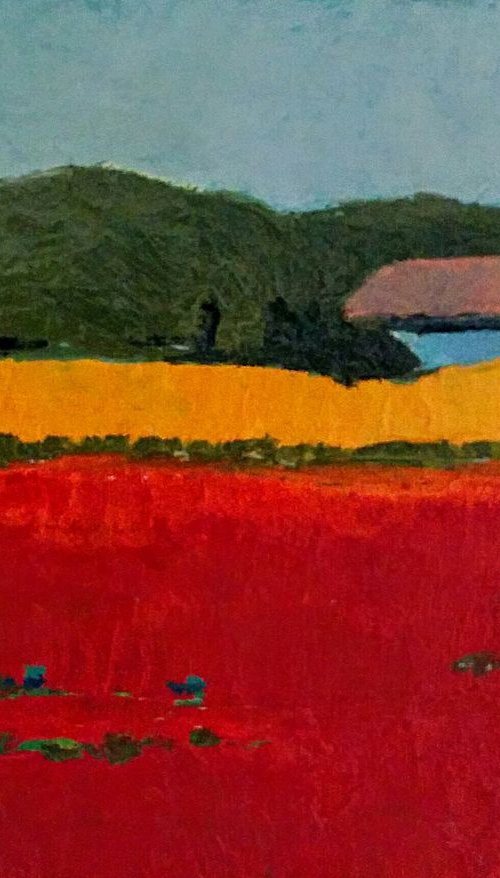 Fragrant Air, Landscape by Padmaja Madhu