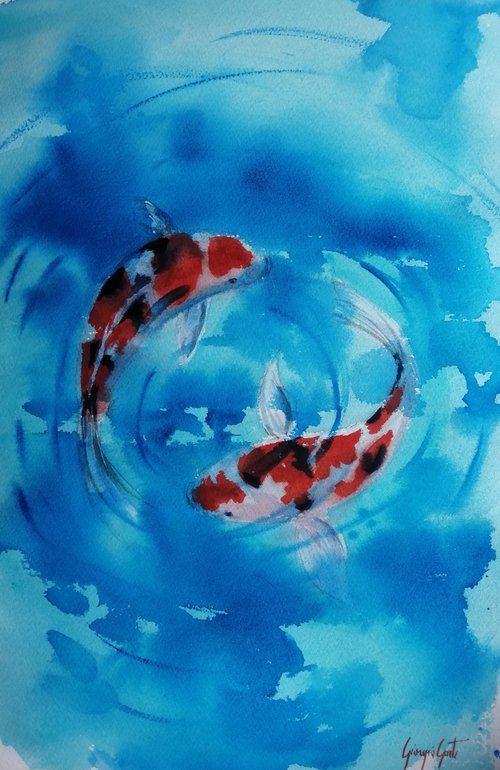 Koi fish by Giorgio Gosti