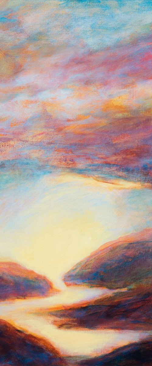 Sunset 2 - evening landscape - seascape by Fabienne Monestier