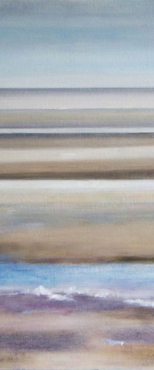 Ebbing Tide - Camber Sands by Sherry Edmondson