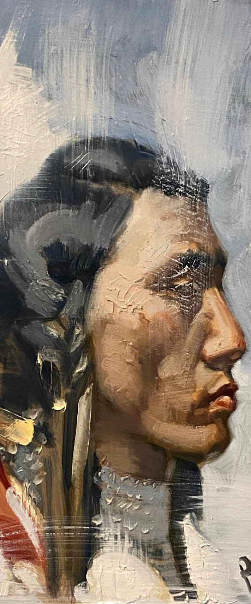 Native American Indian Man (1) by Paul Cheng