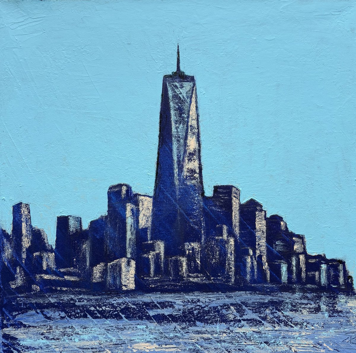  New York City By Denys Kuvaiev, 16 X 16, Artwork For Sale On Artfinder