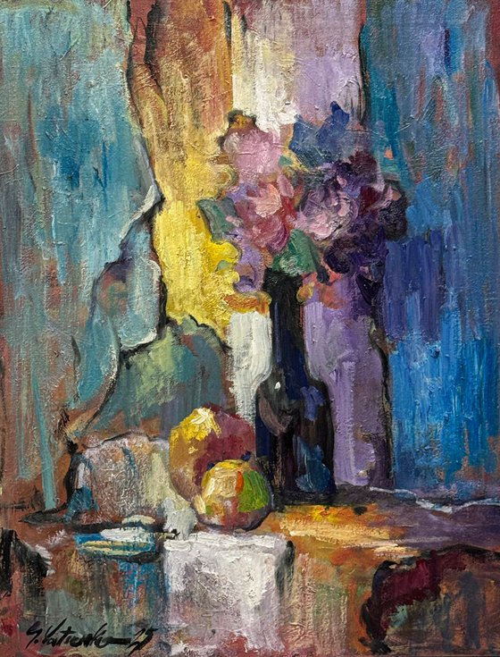 Still life with a lemon