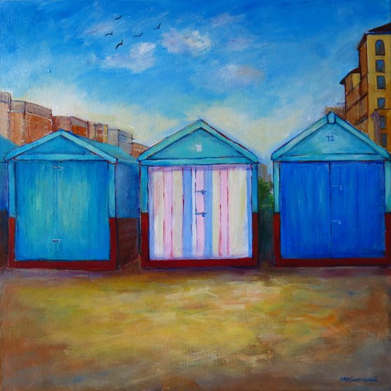 3 Brighton Beach Huts