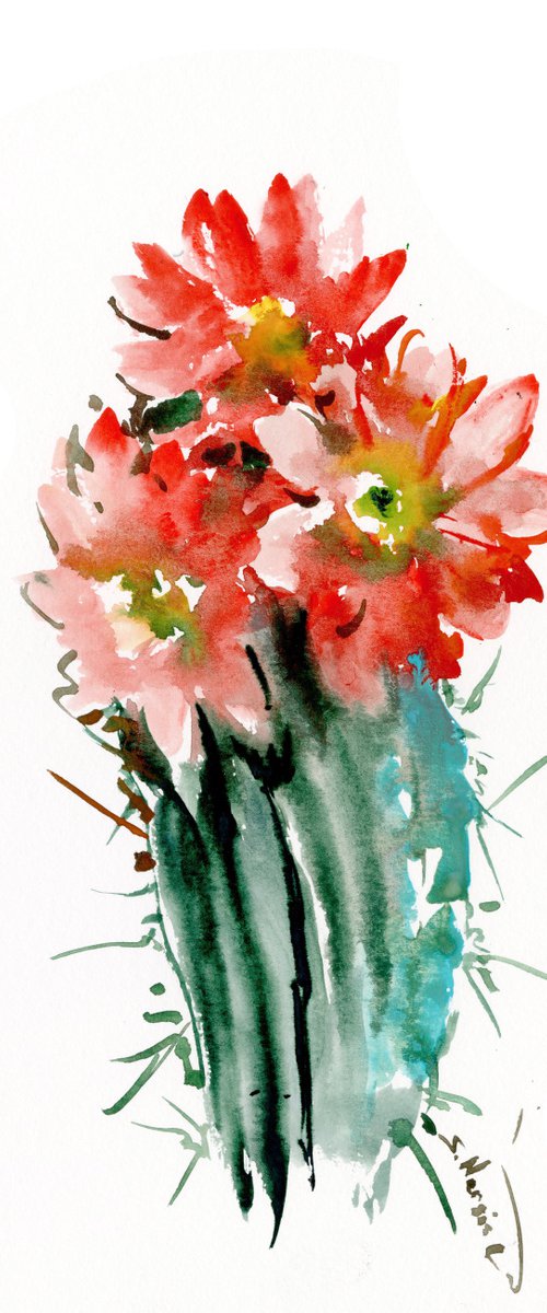 Blooming Cactus by Suren Nersisyan