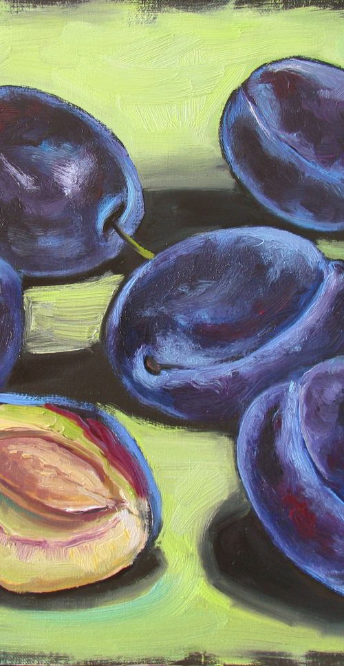Plums by Irina Sergeyeva