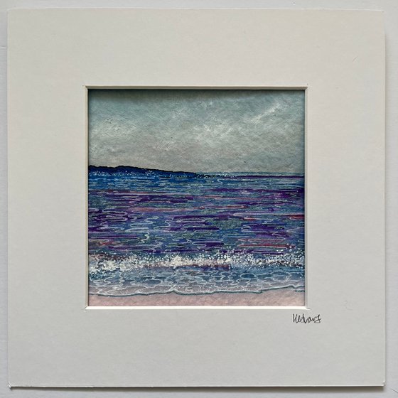 Abstract seascape (purples)