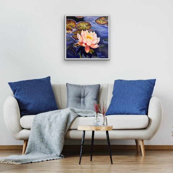 Revival- Waterlily Flower Painting