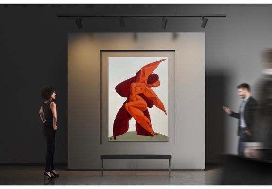 Lovers dancing Samba