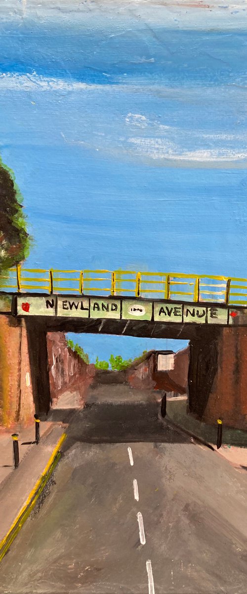 Railway Bridge, Newland Avenue, Hull by Andrew  Reid Wildman
