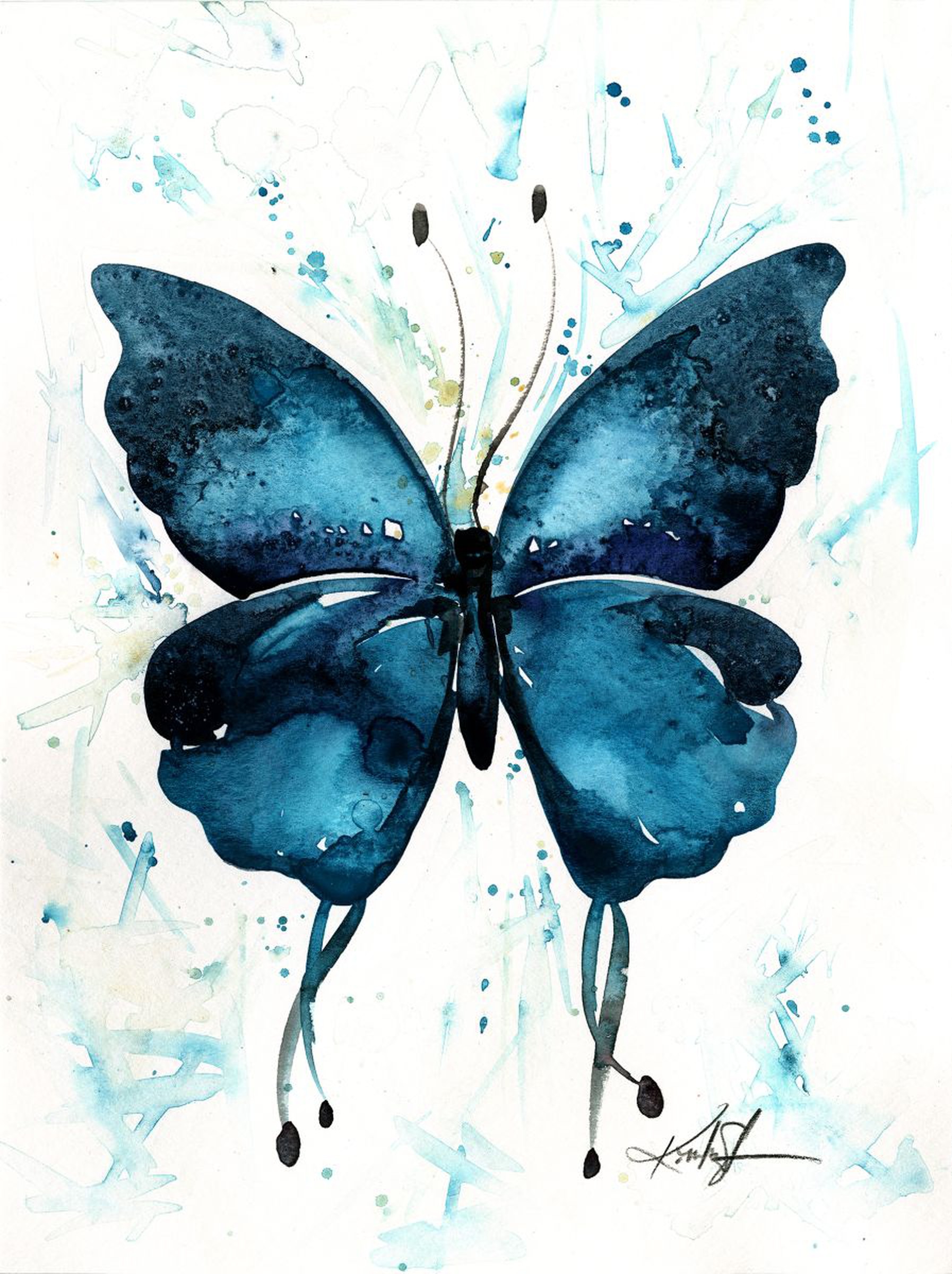 Watercolor Butterfly 7 Abstract Butterfly Wate Artfinder
