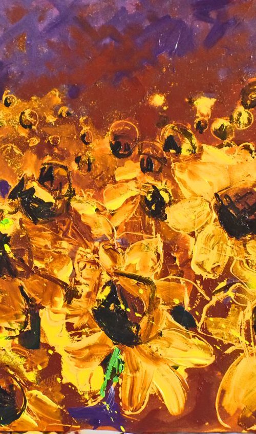 Sunflowers, 2016 by Irene Wilkes