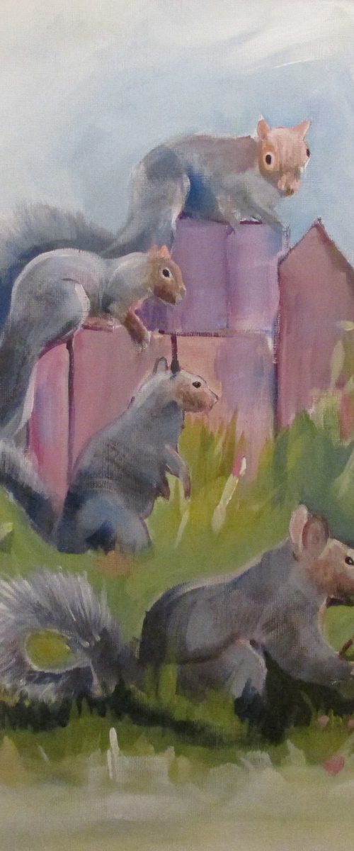 Squirrels by Robert Wells