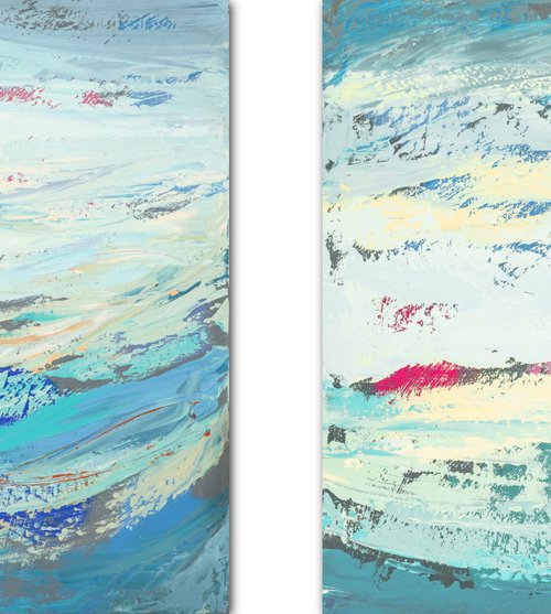 Diptych (emotional seascapes) by Susana Sancho Beltrán