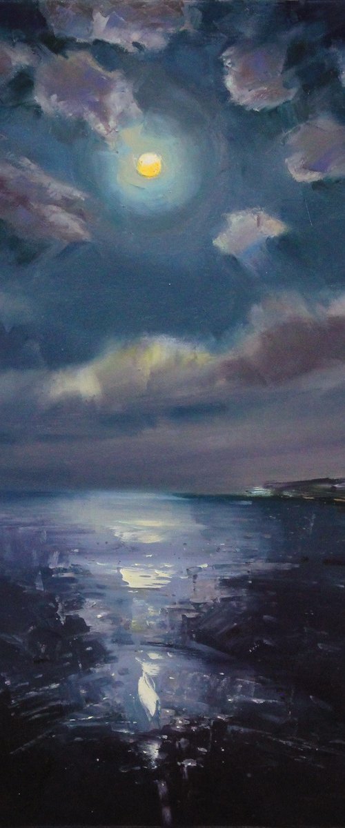 Under the full moon by Alisa Onipchenko-Cherniakovska