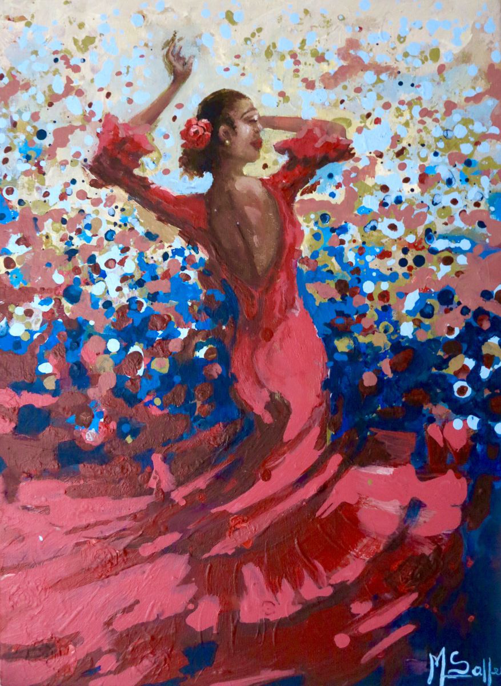 Flamenco Dancer By Marilene Salles Artfinder