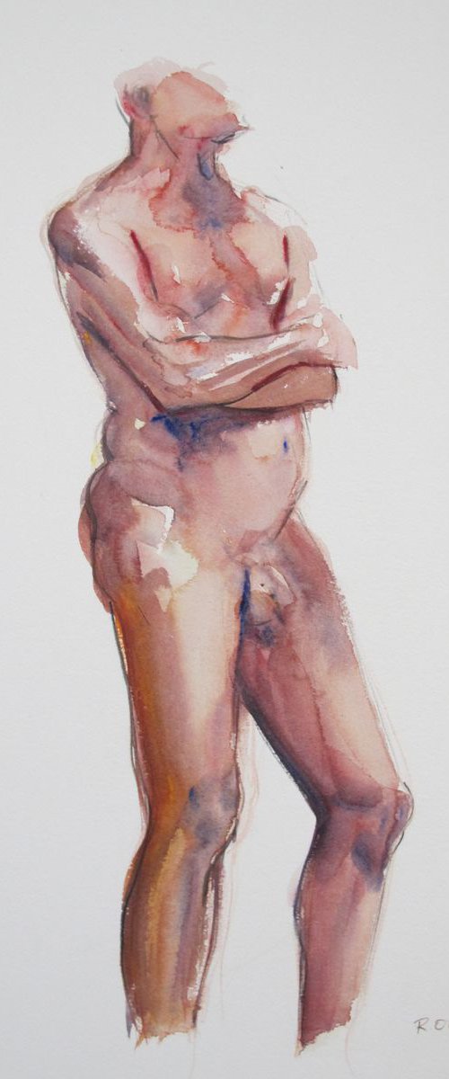 Standing male nude by Rory O’Neill