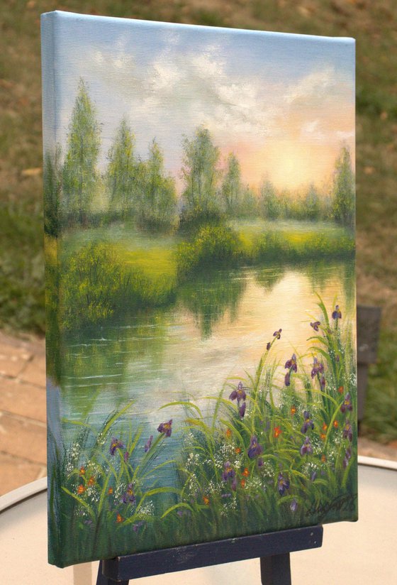 Sunset at the lake