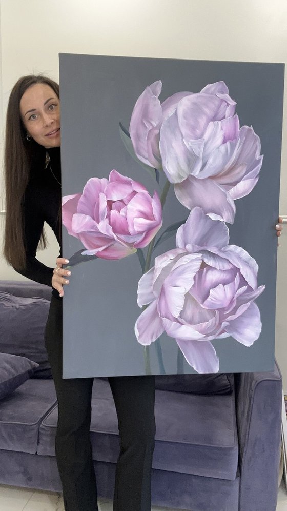 The tenderness of peonies